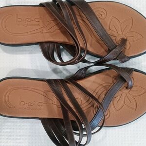 b.o.c. Women's Brown Strappy Sandals